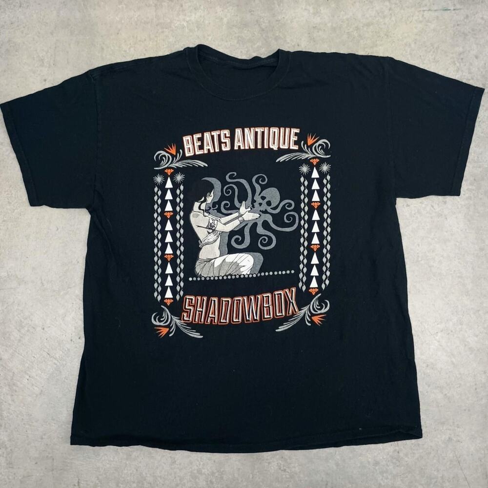 Beats Antique Shadowbox Tour T-Shirt - Black - Concert Merch T-Shirt - Mens XL
